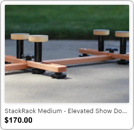 StackRack Medium - Elevated Show Dog Stand